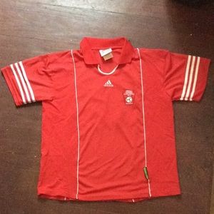 Adidas soccer jersey size large